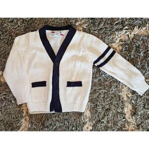 Vintage Young Set cardigan 3T varsity‎ sweater